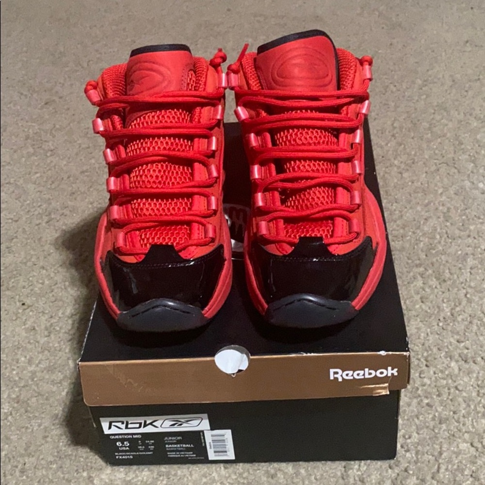 Reebok Allen Iverson Question Black Toe
